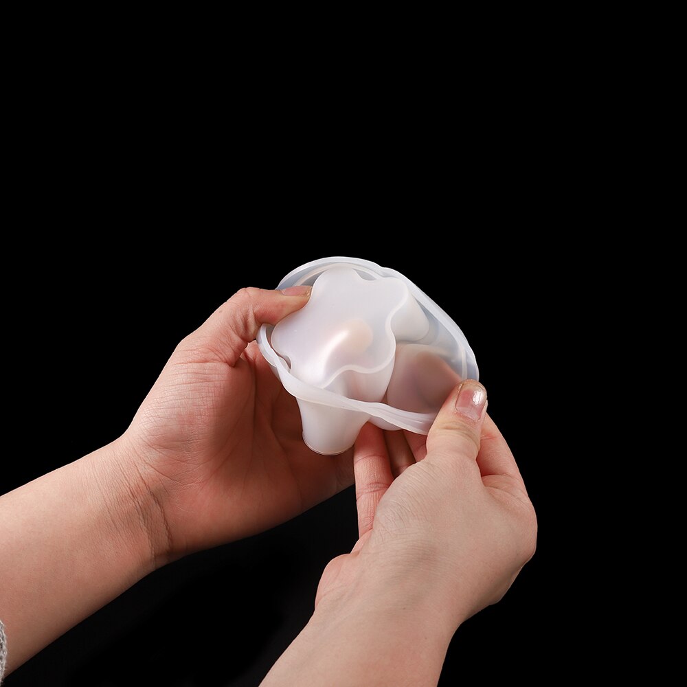 Caja de almacenamiento redonda de corazón, moldes de silicona cuadrados de cristal, molde de resina epoxi, caja de baratijas para manualidades DIY, herramientas de almacenamiento para fabricación de joyas