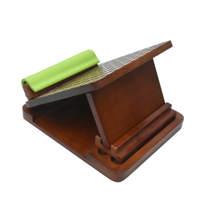 Solid Wood Stretch Board 10 Gear Adjustment Foot Massage Pedal Rocker Yoga Stretching Plate Device Bar Stool Tendon Stretcher