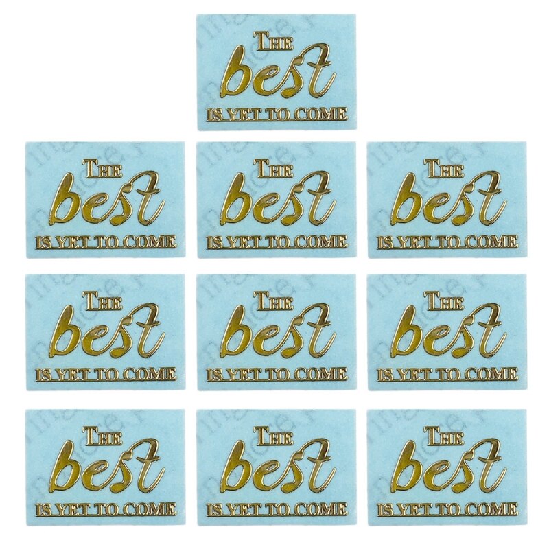 10 bögen mit englischen buchstaben, segensworten, metallaufklebern, epoxidharzformfüllung: 191