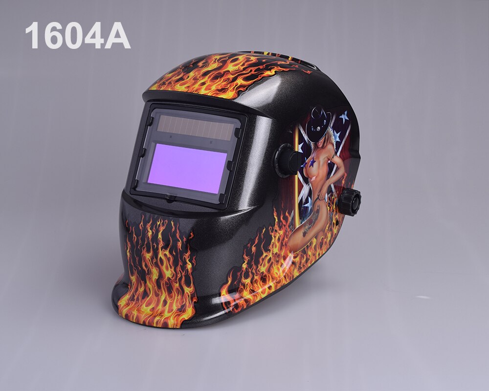 Auto Verdunkelung Einstellbare Palette MIG MMA Elektrische Schweißen Maske Helm Schweißen Objektiv für Schweißen Maschine: 1604A