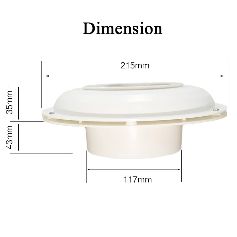 Zonne-energie ventilator zolder ventilator voor thuis RV boot caravans auto air vent extractor ventilator