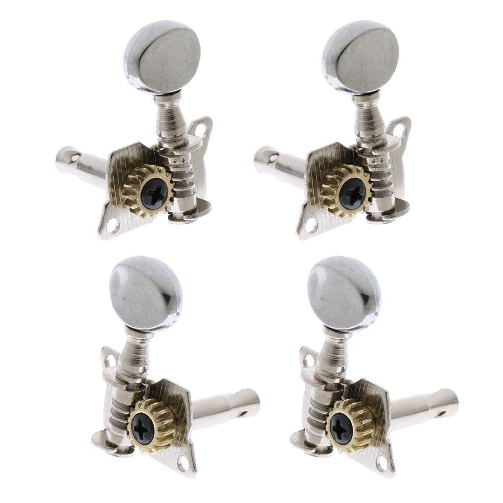 4 Pieces Tuning Peg Tuners Machine Heads for Ukulele Hawaii Guitar Accessory DIY