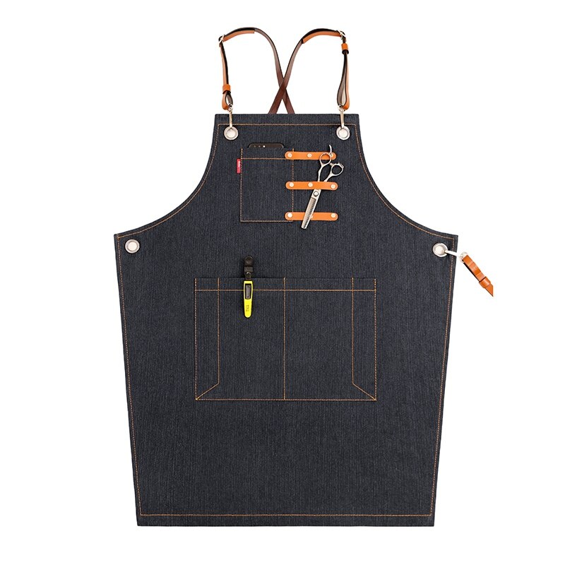Uniforme de Chef Unisex, ropa de cocinero sin mangas, transpirable, para cocina, delantales para tienda,