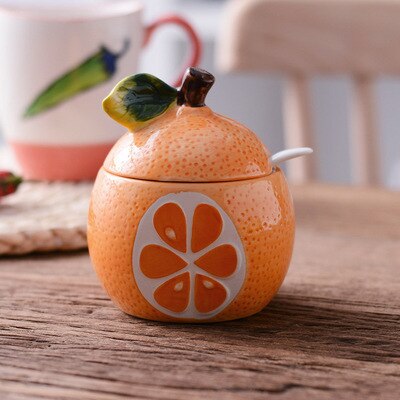 Frutta di Stile di Disegno di Zucchero Ciotola di frutta A Casa impostato Da Cucina Ceramica saldi Condimento pentola Vasetti: design 4