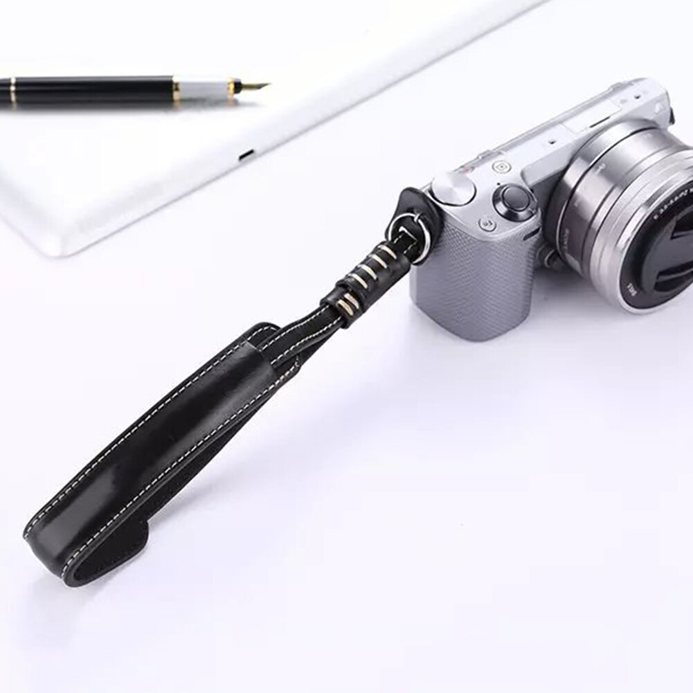 PU Leather Camera Strap Wrist Hand Strap Grip For Sony A6000 A7R A5100 NEX-5R Cameras Accessories