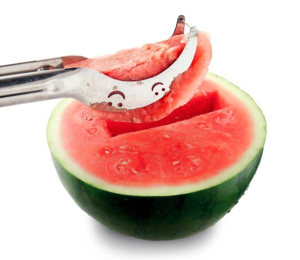 Watermeloen Snijmachine, Rvs Corer-Watermeloen slicer, Nuttig & Smart Keuken Meloen Cutter Corers