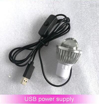 UV adhesive curing lamp, USB UV lamp ultra-concentrated adhesive, point light source precision parts curing lamp: Warm Yellow / 365nm