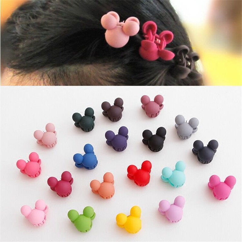 20 PCS/Set Korean Hair Claws Hair Accessories Girls Hairpin Small Flowers Hair Clips Bangs for Children Random Colors