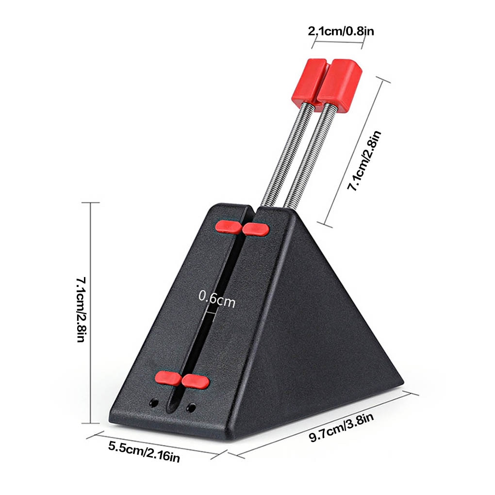 Support de cordon de souris attache de cordon organisateur de câble de fil souris de jeu Flexible fixateur de ligne de tondeuse finale pour souris souris filaire: black