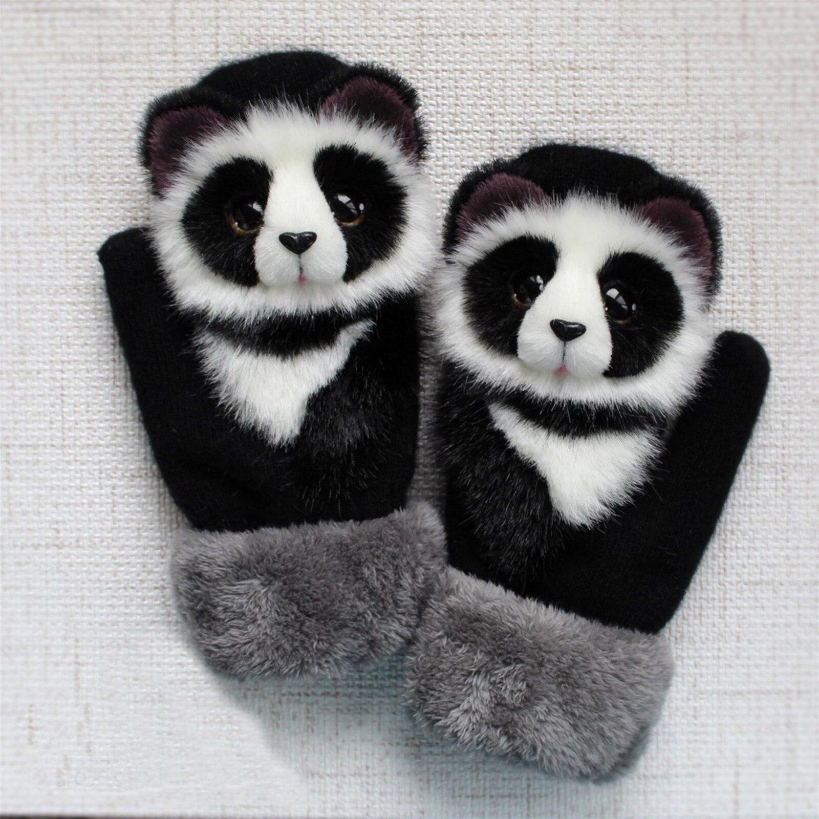 Crianças Quentes grossas Luvas de Dedo Luvas de Inverno Bonito Dos Desenhos Animados Meninas Quentes Luvas de Esqui de Inverno Crianças Luvas Детские Перчатки L3: D