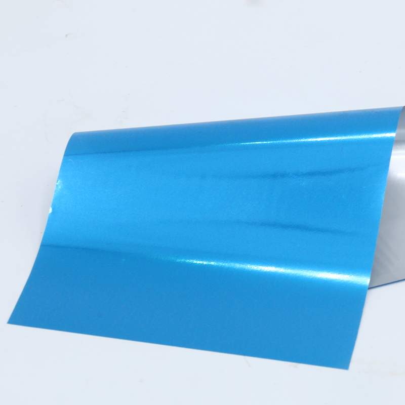 Heißprägefolie Papier Holographische Wärme Transfer Aluminium Laminator Folie 100 stücke für DIY Kunst Handwerk Weihnachten Verpackung Papier: Blau