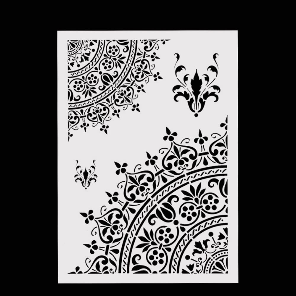 Crown DIY Layering Stencils Wall Painting Scrapbook Coloring Embossing Album Decorative Template School Office Education Supply: 1