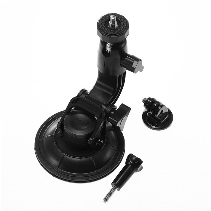 Orbmart multi-usages 9CM ventouse support universel de voiture support pour véhicule 360 degrés support pour Gopro 8 4 3 + 3 2 1 Xiaomi Yi SJCAM