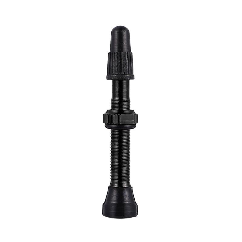 1PC Bike Vakuum Presta Ventil Berg Radfahren Aufblasen Ventil Tubeless Fahrrad Luft Ventil für Bike Verwenden (Lila 40MM): Black 40mm
