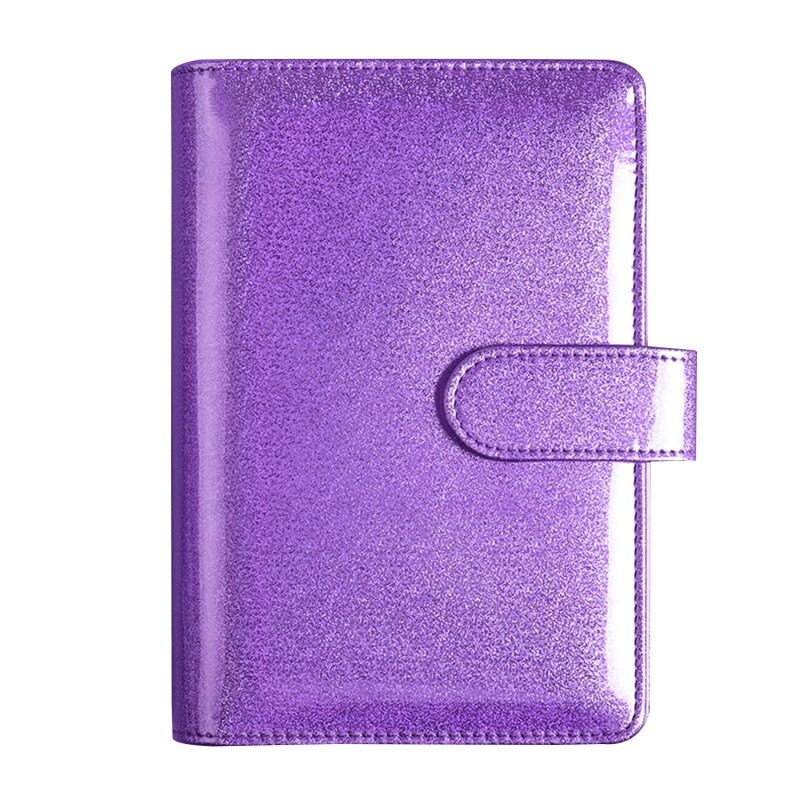 57EC 6-Ring Binder Notebook Paper Cover A5 Imulation Leather Cover School Stationery