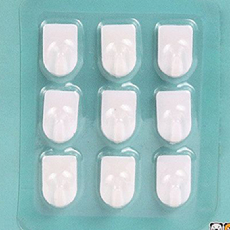 9Pcs/Set Adhesive Paste Wall Hanger Storage Jewelry Display Jewelry Hooks Holder Storage Organizer Earring Ring Necklace Hanger