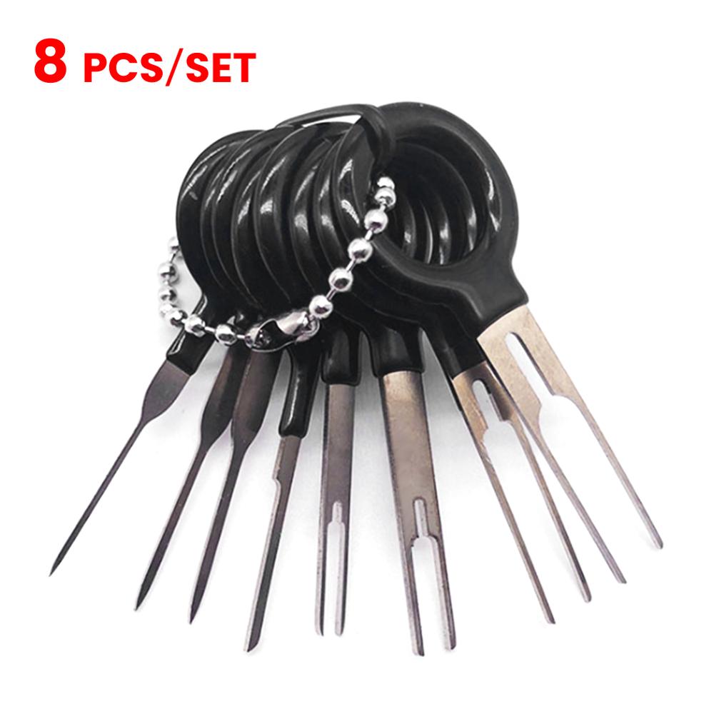 26Stck Auto Terminal Entfernung Bausatz Verdrahtung crimpen Stecker Stift Auszieher Abzieher Terminal Reparatur Werkzeug