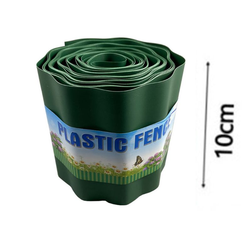 Flexible Lawn Edging Border Fence Grass Road Wall Edge Protection Driveway Ornament Yard Garden Supplies: 10CM