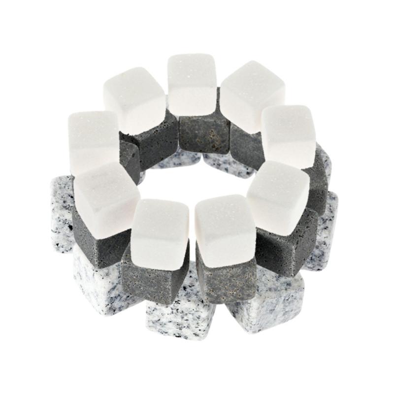 100% natürliche Whiskey Steine Nippen Whiskey Eis Würfel, Felsen Kühlung Hochzeit Favor Weihnachten Kühlung Bar Eis Würfel Steine