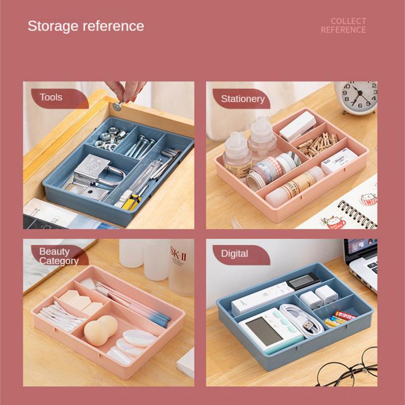 Bureau Lade Organizer Bureau Diversen Briefpapier Opbergdoos Bak Cosmetica Make-Up Organizer Home Office Lade Divider Container