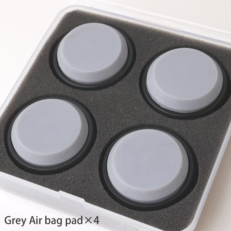 Audio Speaker Versterker Voorversterker Dac Laptop Anti-Shock Hifi Absorber Silicagel Voet Nail Kegel Voeten Pads Schokabsorptie pad: 4PCS Grey Air bag