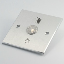 ELEWIND türklingel taster mit rechteckige silber panel (PM191B-10/S)