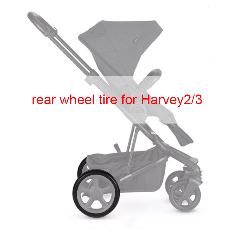Tyre Cover For Easywalker Harvey 2/3 Buggy Front Or Rear Wheel Tire Custom Casing PU Tubeless DIY Baby Stroller Accessories