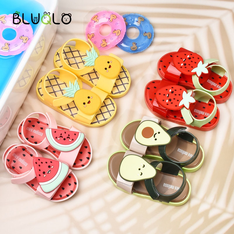 sommer freundlicher Sandalen Ananas Obst Baby Avocado Mädchen Schuhe Für freundlicher Mädchen Sandalen Baby Kleinkind Weiche Nicht-Unterhose Sandalen