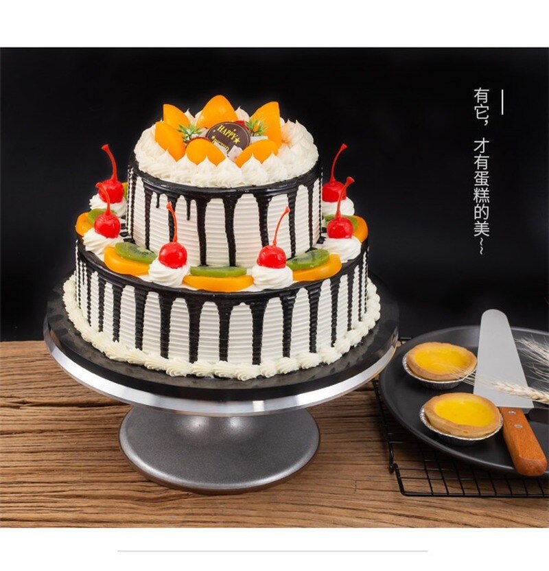 Round Rotating Cake Plate DIY Pastry Baking Tools Turnable Baking Mold Birthday Cake Decorating Tools Kitchen Accessories