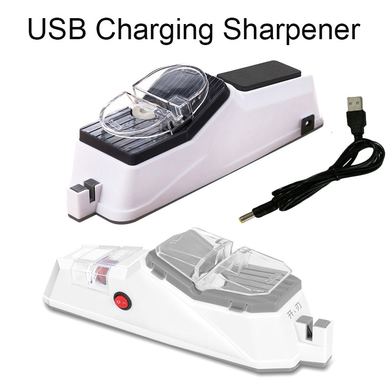 Electric Sharpening Stone Whetstone Grindstone Kitchen Knives Scissor Grinder Kitchen Tools Householder