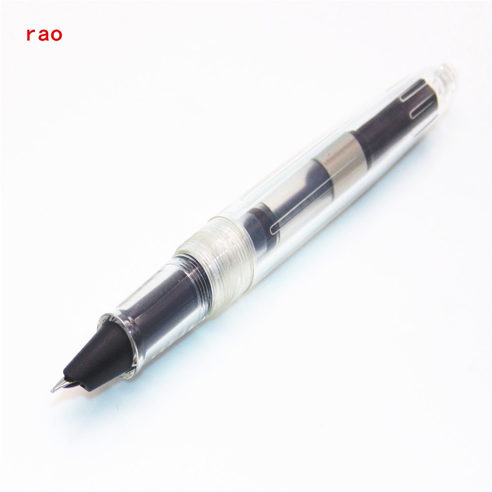 Jinhao 992 bianco Trasparente colore spirale studente ufficio extra bene pennino Fontana penne Nuovo