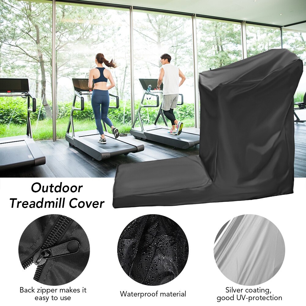 Cubierta plegable para caminadora eléctrica, funda impermeable a prueba de polvo para máquina de correr, protector deportivo Universal para caminar con cremallera