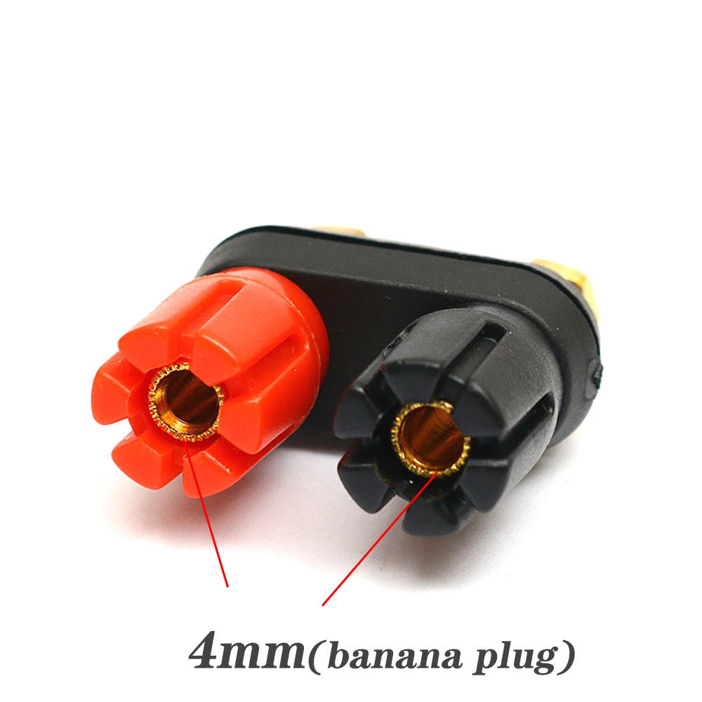 dual row banana plug terminal connector banana socket speaker amplifier dual female banana plug