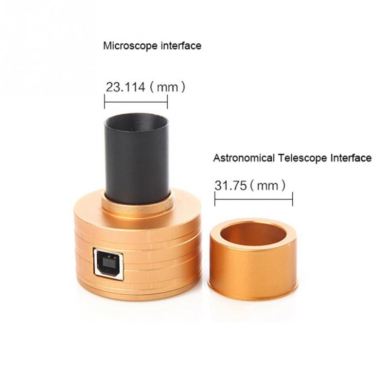 200W Pixel Biological Telescope Photography HD Video Images Digital Microscope Camera Electronic Eyepiece USB Output Astronomic