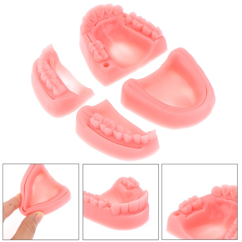 Simulación Dental, modelo de sutura oral, sutura de goma, equipo de entrenamiento para enseñanza, práctica de habilidades, 4 unids/set por Set