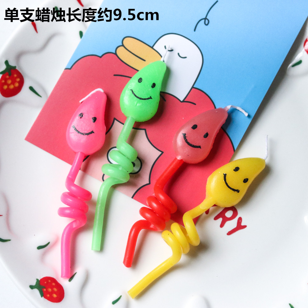 Small Apple Cherry Watermelon Pineapple Fruit Candle Set Cake Topper Wedding Children's Birthday Party Baking Dessert Table: 0