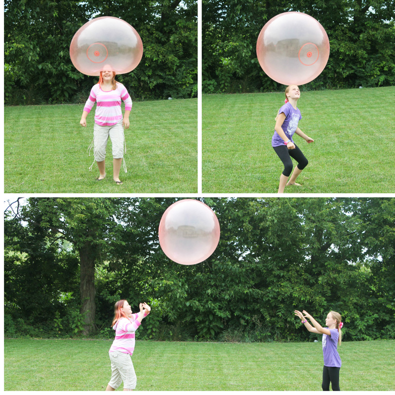 Kinderen Outdoor Zachte Lucht Water Gevuld Bubble Bal Opblazen Ballon Speelgoed Fun Party Game Zomer Cadeau Voor Ouder-kind Interactieve