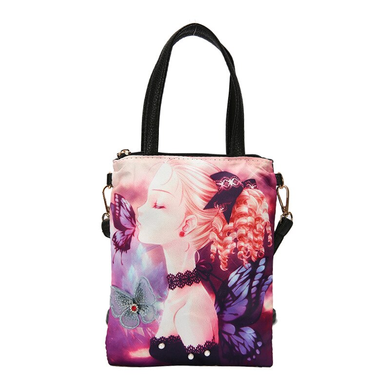 Leren damestassen en handtassen met pailletten, crossbody tas, schoudertas voor dames, casual tas: A