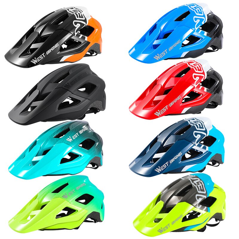 WEST BIKING-casco de ciclismo portátil EPS moldeado integralmente, Protección deportiva, ultraligero, accesorios para bicicleta