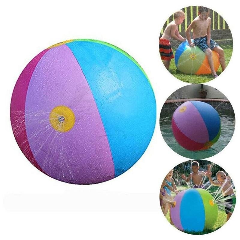 Opblaasbare Waternevel Bal Kinderen Zomer Outdoor Gras Jet Ballenbad Kleurrijke Game Zwemmen Strand Speelgoed Spelen Water A9A3