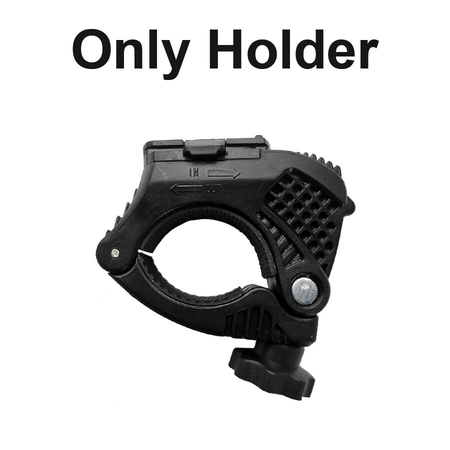 Newboler 2400 Lumen Fiets Licht Led Koplamp Fiets Lamp Usb Oplaadbare 5200Mah Mtb Fiets Licht Zaklamp Fiets Accessoires: only holder