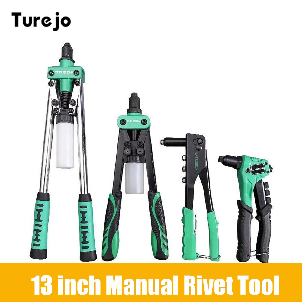 13 "strumento per rivetti manuale chiodo per uso pesante a dovuto mani che tira lo strumento per rivetti in acciaio inossidabile in alluminio per cuoio di plastica in metallo