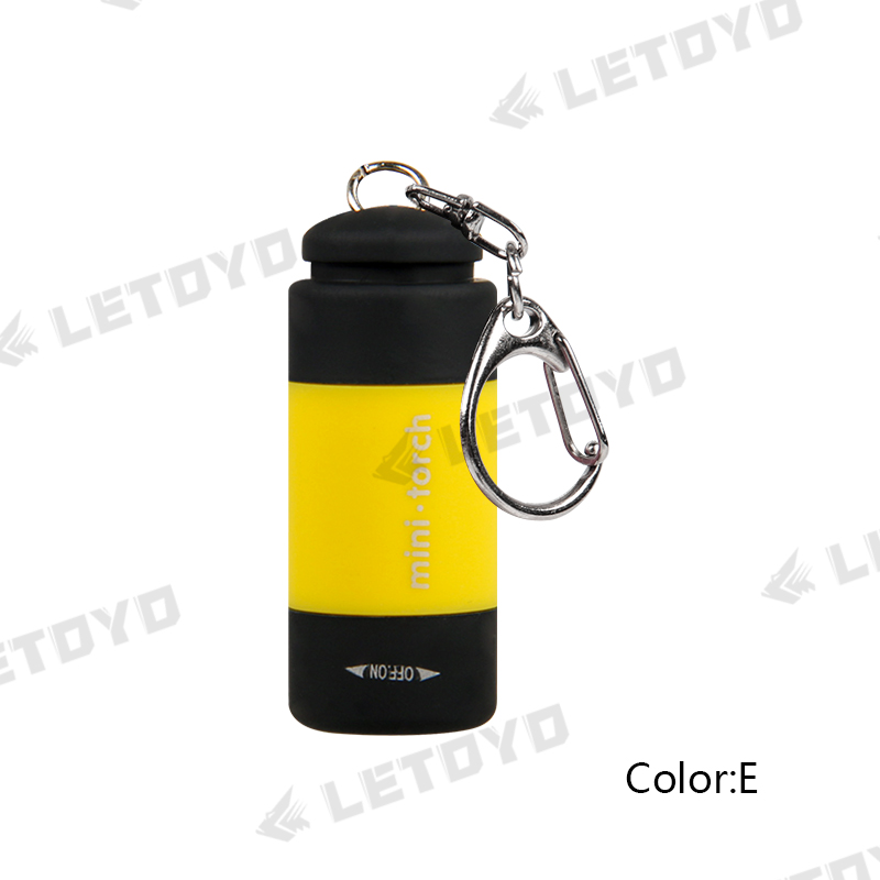 LETOYO UV USB linternas Led Mini luz portátil recargable linterna impermeable para plantilla de calamar plantilla de metal herramientas de pesca de mar: Blanco