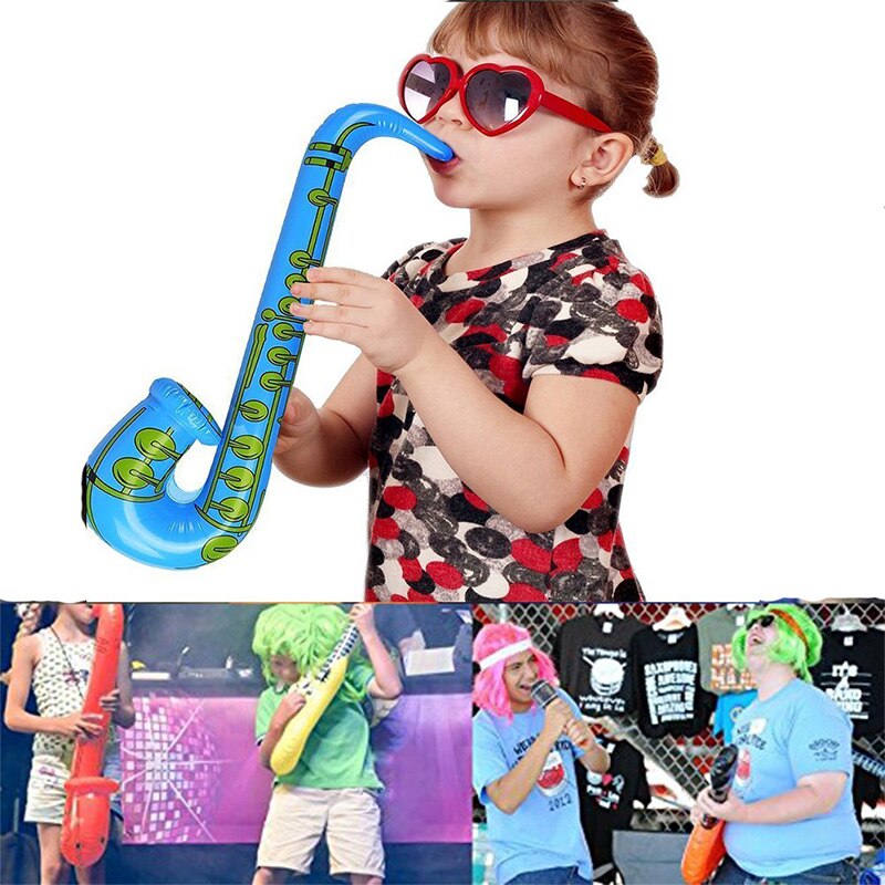 12 stuks opblaasbare gitaar saxofoon microfoon ballonnen leuke muziekinstrumenten accessoires voor verjaardagsfeestjes benodigdheden gunsten pho
