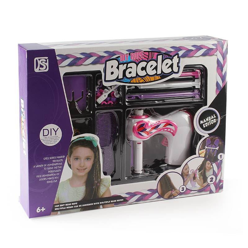 Automatische Haar Flechter Elektrische DIY Juwel Bohrer Weben Maschine Twist betroffen rollen Styling Schönheit-Werkzeug Spielzeug Mädchen Für: Haar Braider