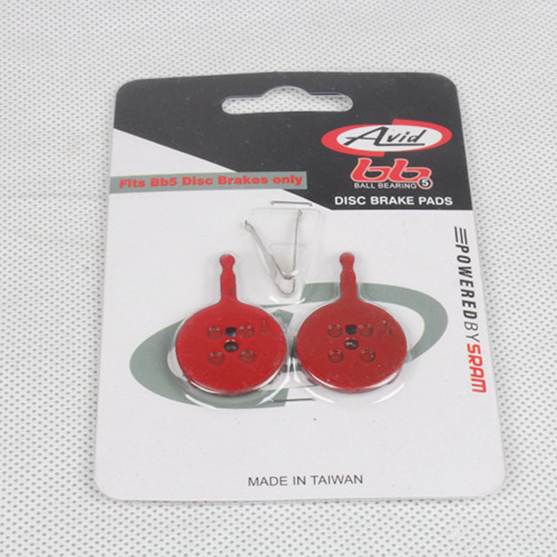 Avid bb5 brake pads mountain bike disc brake pads with spring/fits BB5 disk brakes only 2pairs/lot accessories