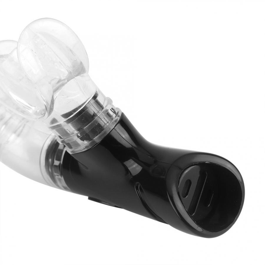 swimming diving equipment Snorkels Full Dry Snorkel with Silicone Mouthpiece and Purge Valve For Diving (orange)