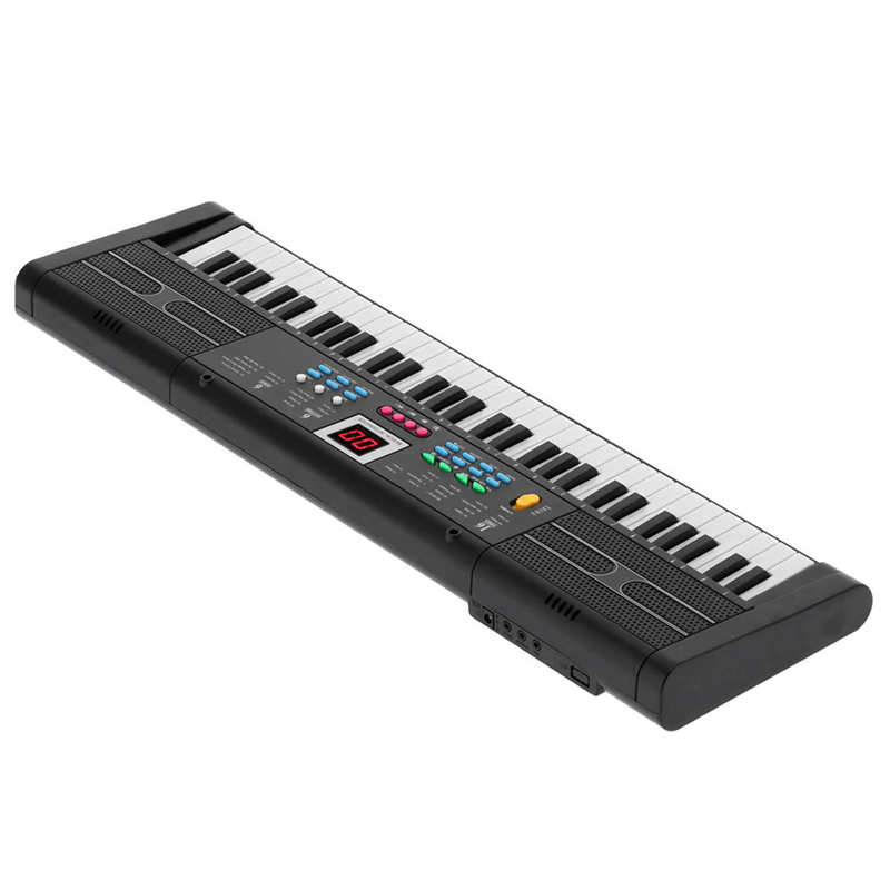 Keyboard Piano Electronic Organ 61 Keys Electric Piano Digital Music Electric Keyboard with USB Microphone for Kids Beginner