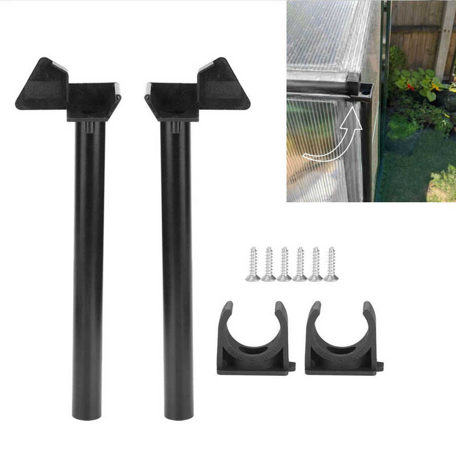 Drivhus regnvand tagrende vand butt down pipe kit dræn nedløbsrør tilbehør forsyninger drivhus tagrende nedløbsrør