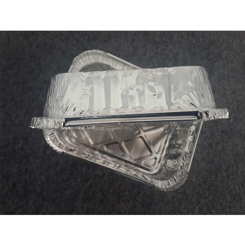 10Pcs 220ML Food Storage Containers Small Boxes Aluminium Foil Pans Microwavable Cup Takeaway Food Box Disposable Tableware